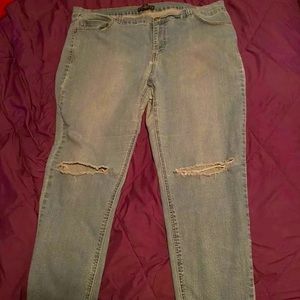 Forever 21 Plus Sized Denim Jeans